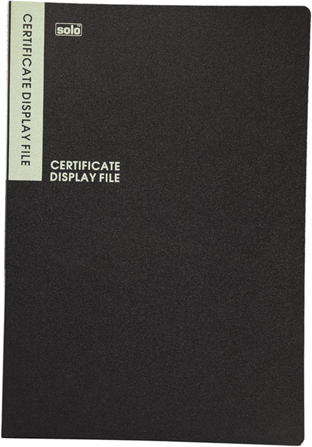 Solo 20 Clear PP Pockets Display Book B4 Size Certificate Document File