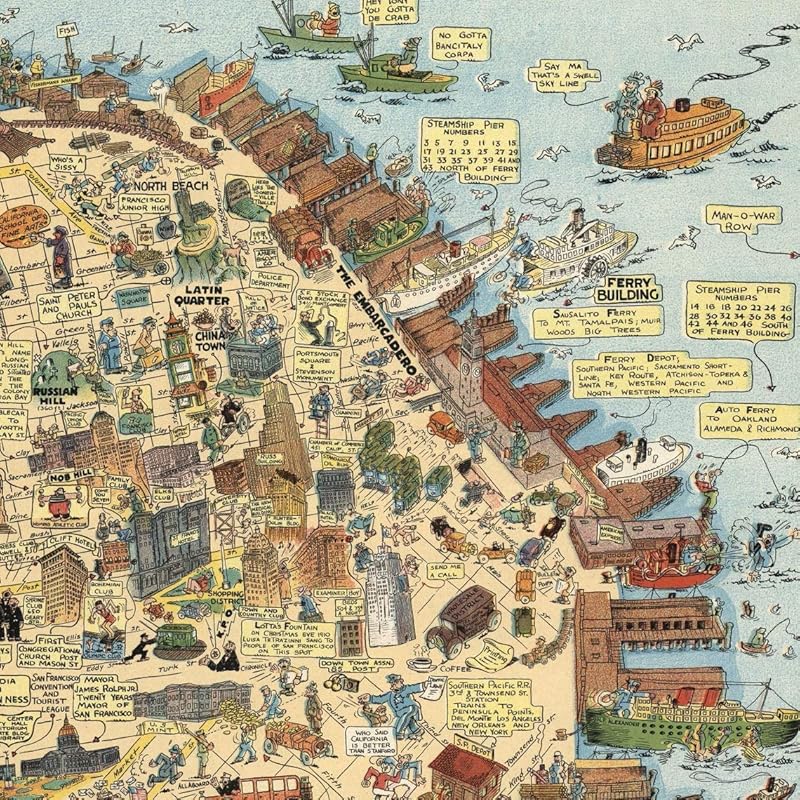 Amazon Com 1928 Historic Vintage San Francisco Map Places Of Interest Cartoon Map Gallery Wall Art Housewarming Birthday Wedding Anniversary Harrison Goodwin Handmade Products Amazon Com 1928 Historic Vintage San Francisco Map Places Of Interest Cartoon Map Gallery Wall Art Housewarming Birthday Wedding Anniversary Harrison Goodwin Handmade Products