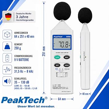 Digital Sound Level Meter 3 1/2 Digits