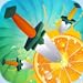 défi de couteau flip: jeu de coupe de fruits
