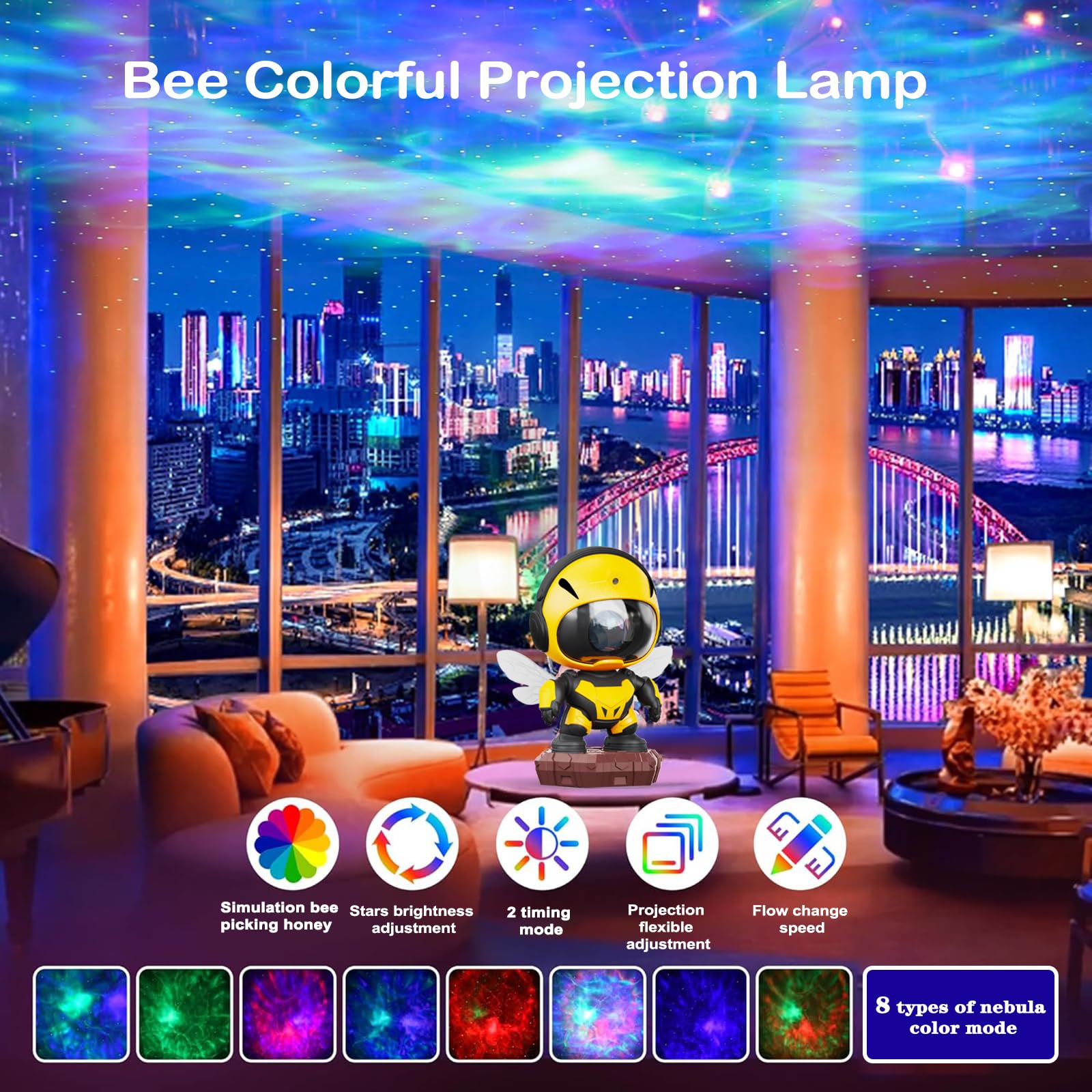 Christmas Gift Toys- Star Galaxy Night Light Projector with