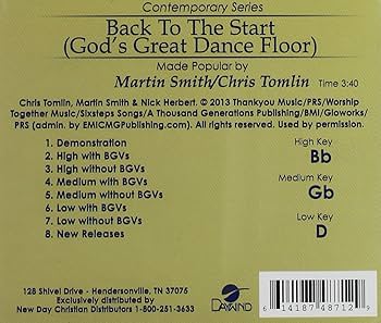 m Martin Smith/Chris Tomlin - Back To The Start (God's Great