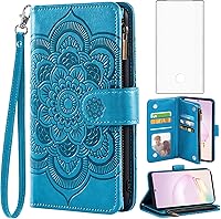 Vista 1 de Asuwish Funda compatible con Samsung Galaxy Note 20 Ultra Glaxay Note20 Plus 5G y protector de pantalla de vidrio templado con tapa para Gaxaly
