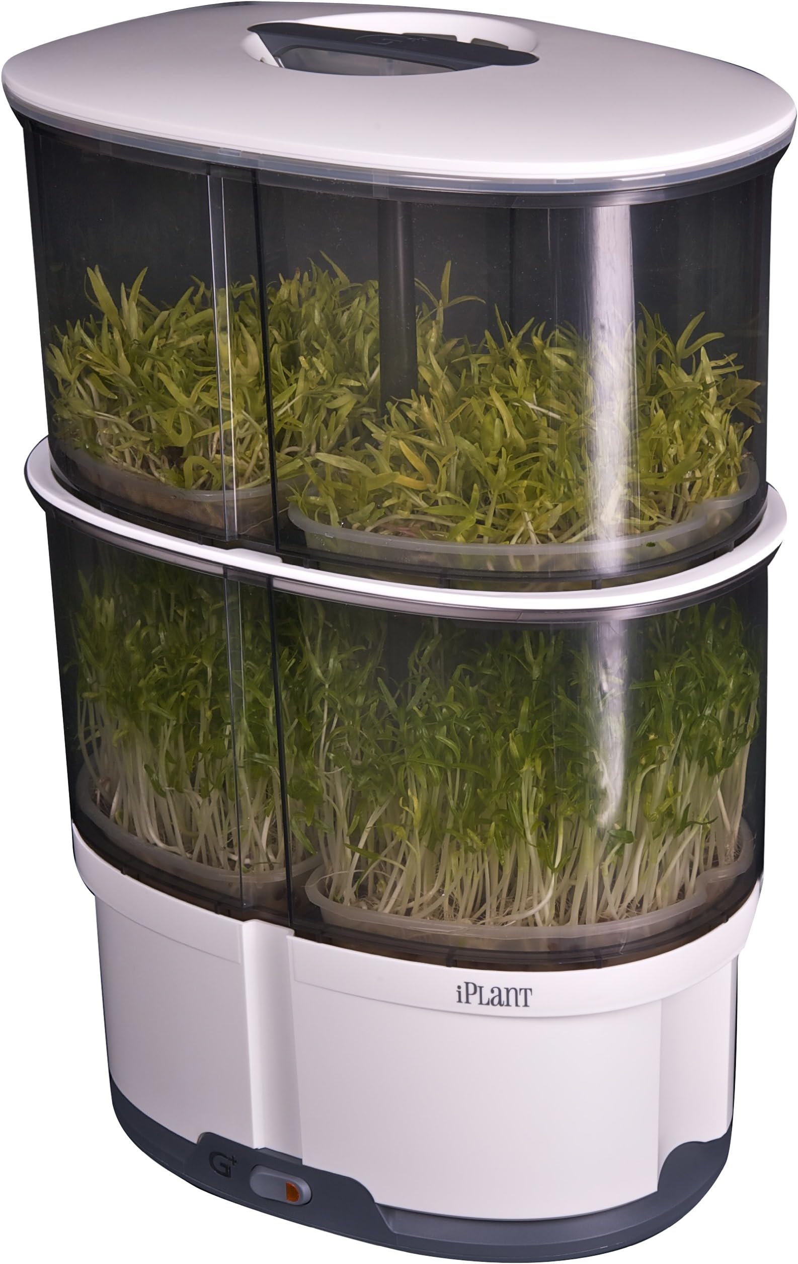 iPlant 2-Tiered Sprout Gardens, White