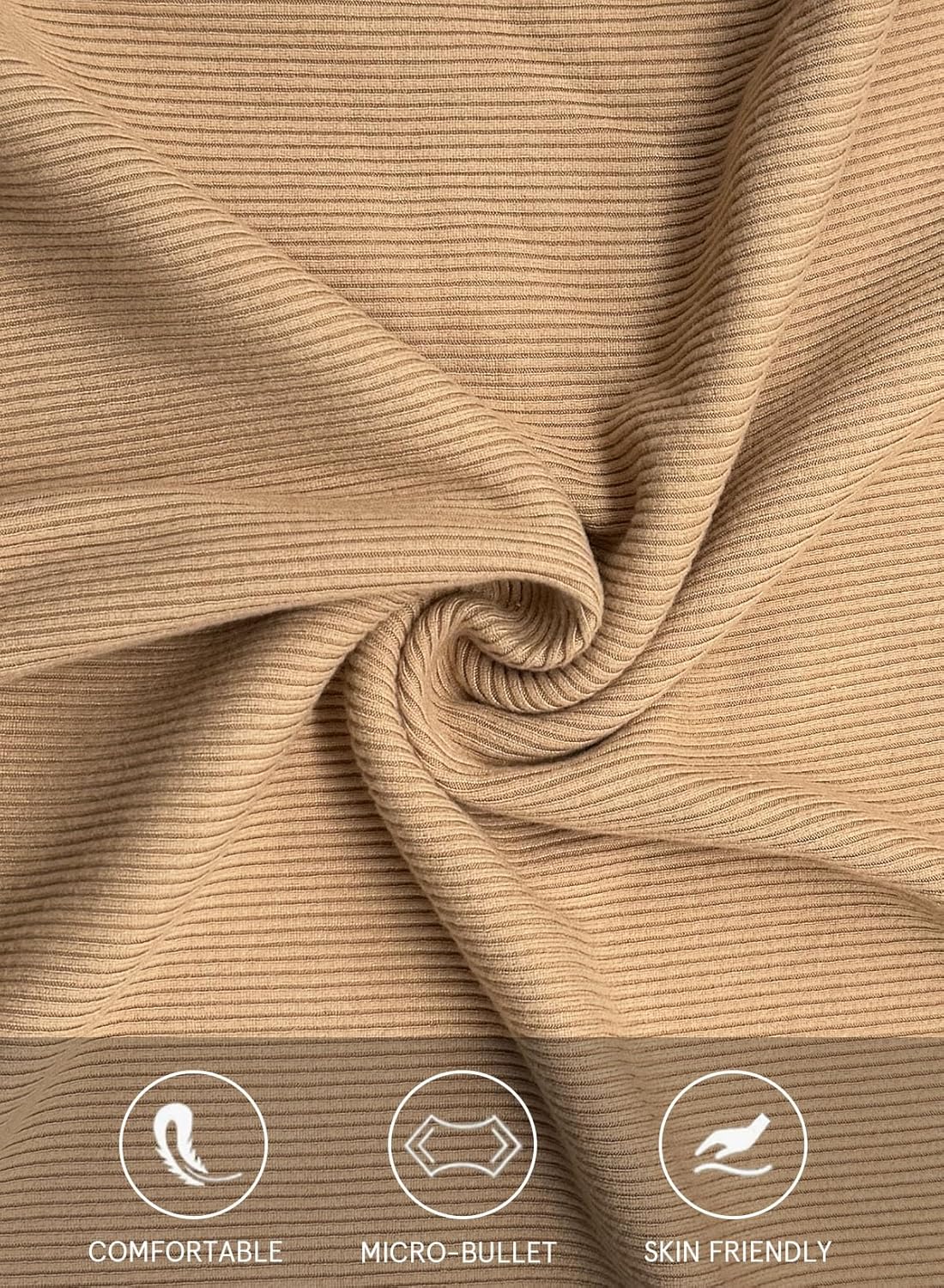 LOLONG Womens Long Sleeve V Neck T Shirts 2025 Casual Basic Ribbed Knit Work Tops - Image 4