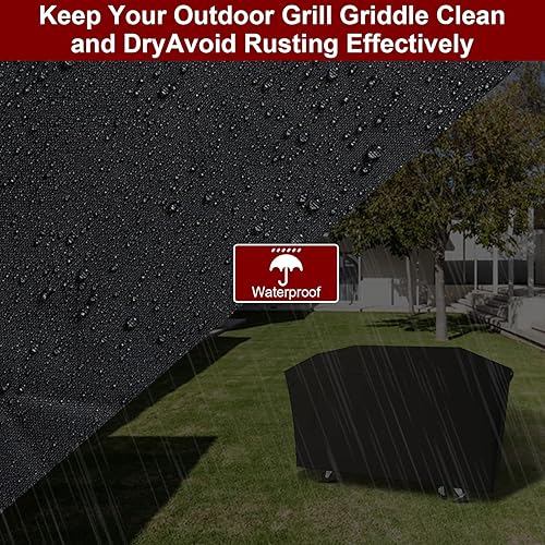 Miniatura 4 de Royal Gourmet GD401 GD402 - Cubierta de parrilla de gas de 4 quemadores, cubierta superior plana para parrilla Royal Gourmet GD401C GD403 de 4