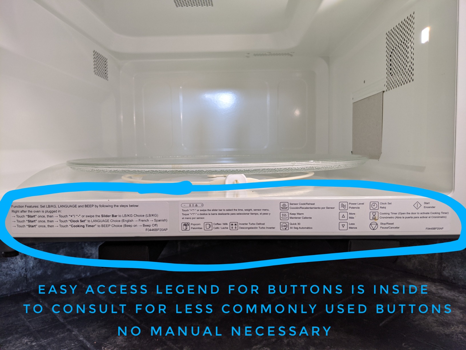 12/mo Finance Panasonic Cyclonic Wave 1.6 Cu. Ft. Countertop