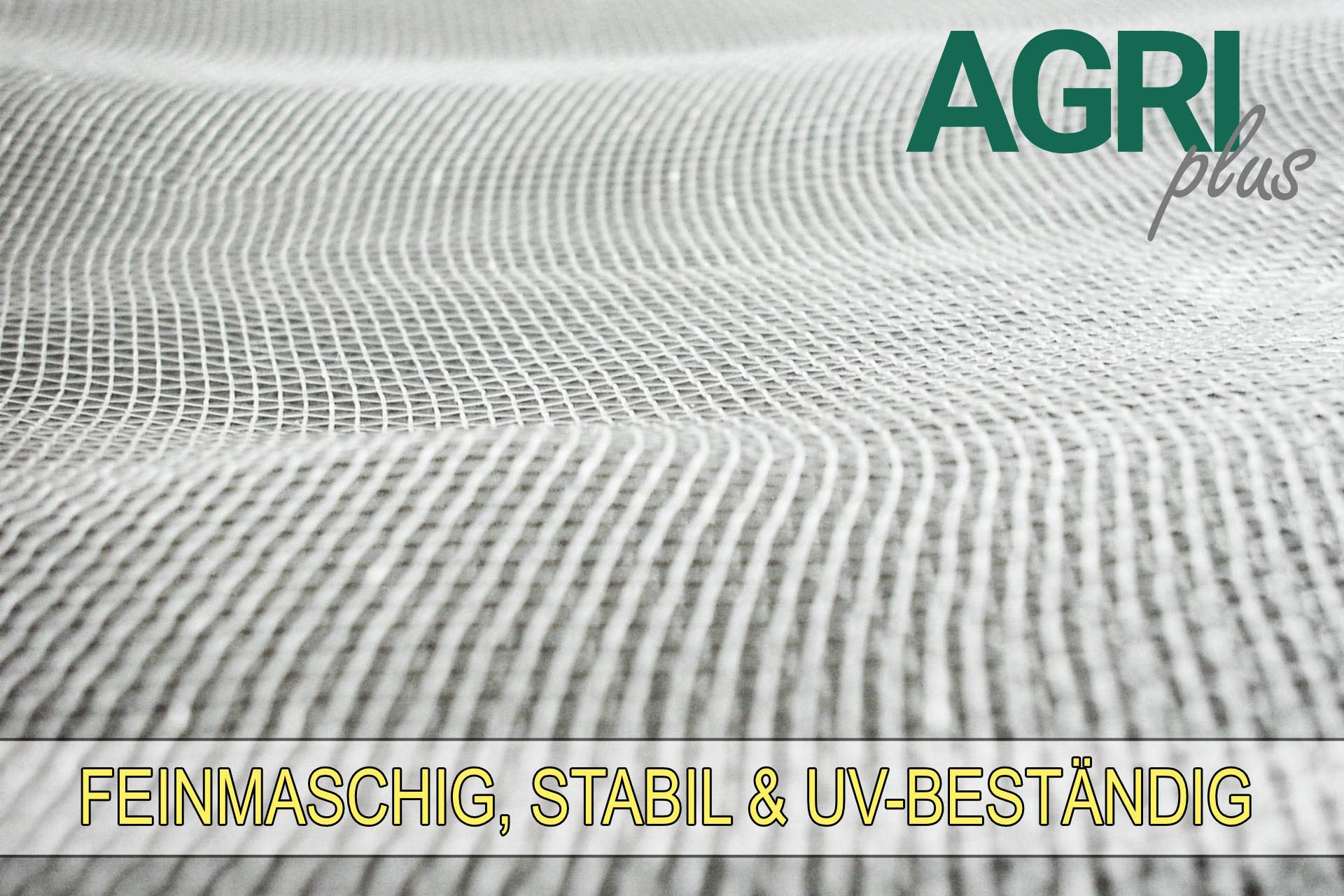 Agriplus - Rete di protezione contro i parassiti a maglia fine/stretta - Rete di protezione per verdure, rete di protezione culturale, rete di protezione dagli insetti, (2 x 15 m - con 35 picchetti)