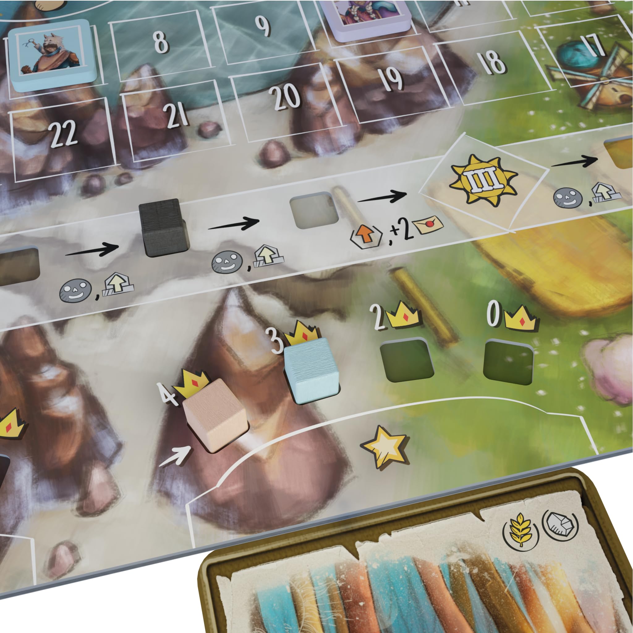 Ludus Magnus Studio Haunted Lands - Gioco da tavolo, 14+ Anni, 2-4 Giocatori, Edizione in Italiano