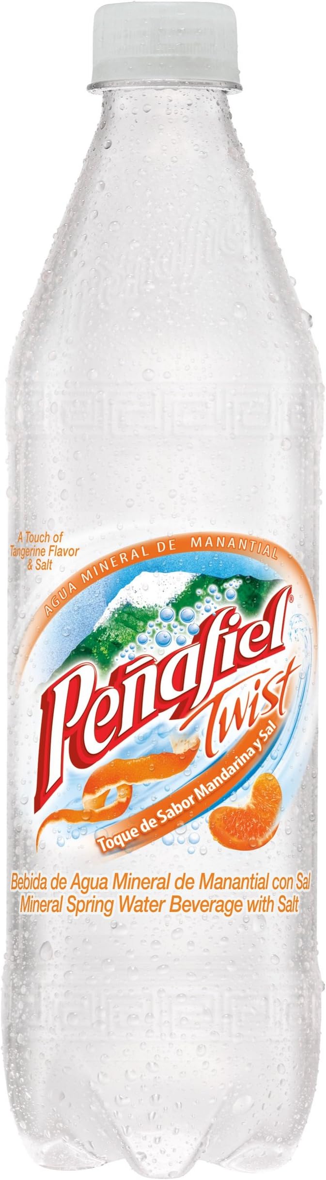 Peñafiel Twist Mandarina Mineral Spring Water, 20.3 fl oz bottles (Pack of 12)