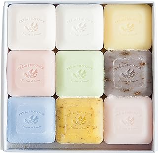 Pre de Provence Luxury Box of Guest Gift Soap (Set of 9) - Purple,9 Coun...