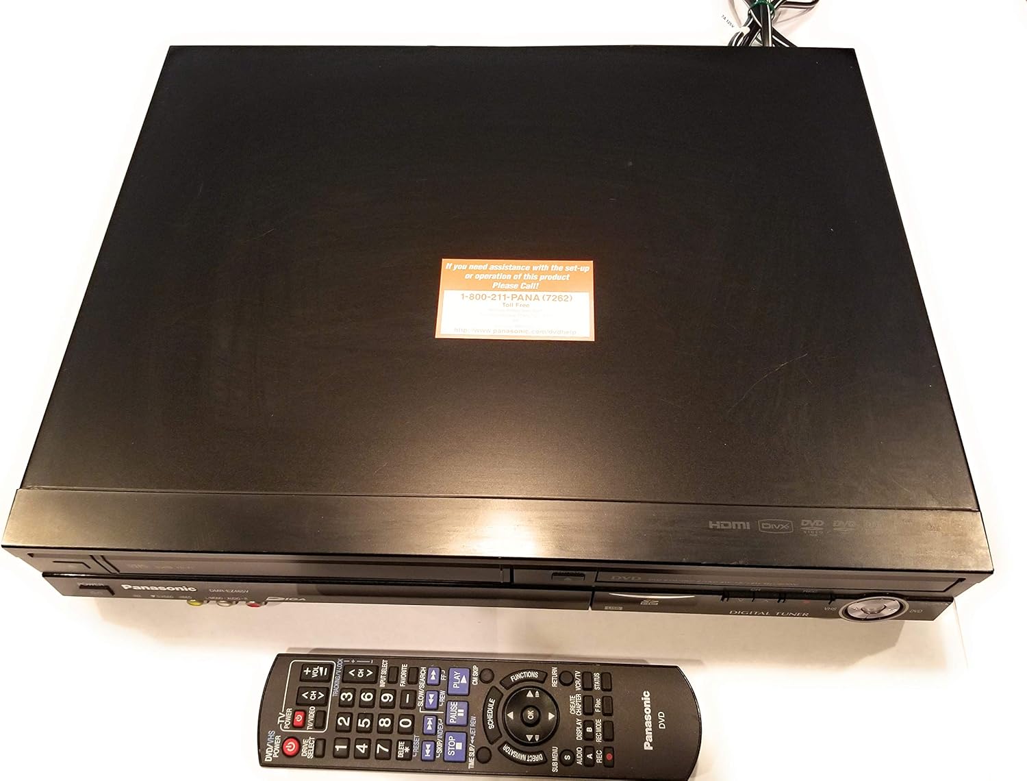 Panasonic DMR-EZ485VK Progressive Scan DVD Recorder with Digital Tuner, VCR . DTV Transition Solution