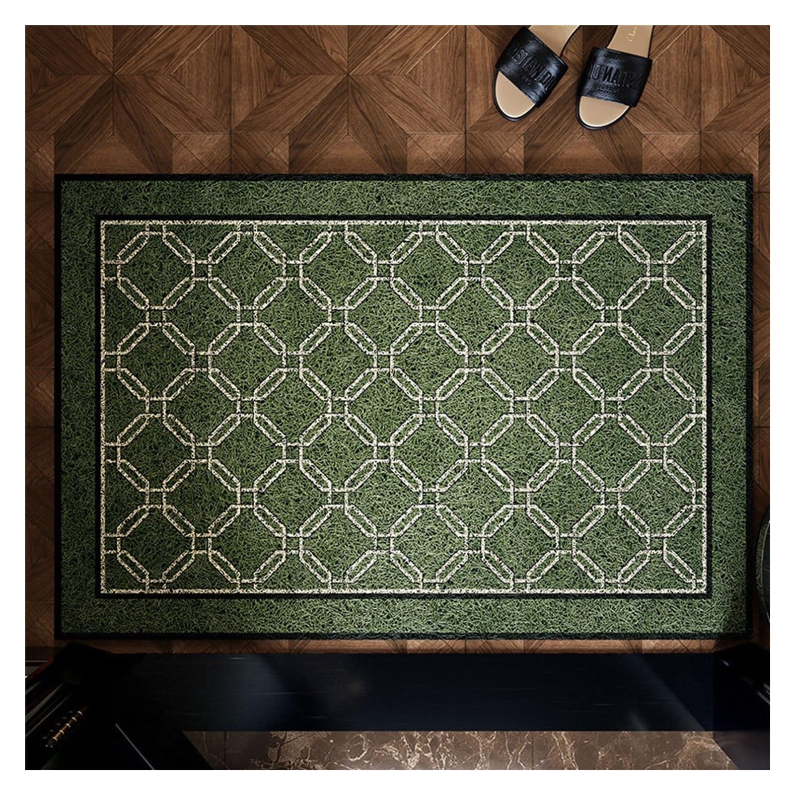 Alfombras de exterior para porches y terrazas con diseño vintage calado
