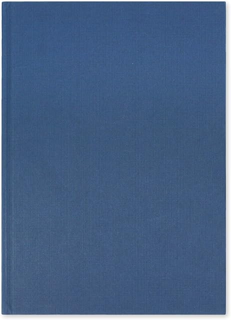 A4 Hardback Casebound Manuscript Book, 192 Pages Feint Ruled - 305 x 216 mm [Pack of 5]