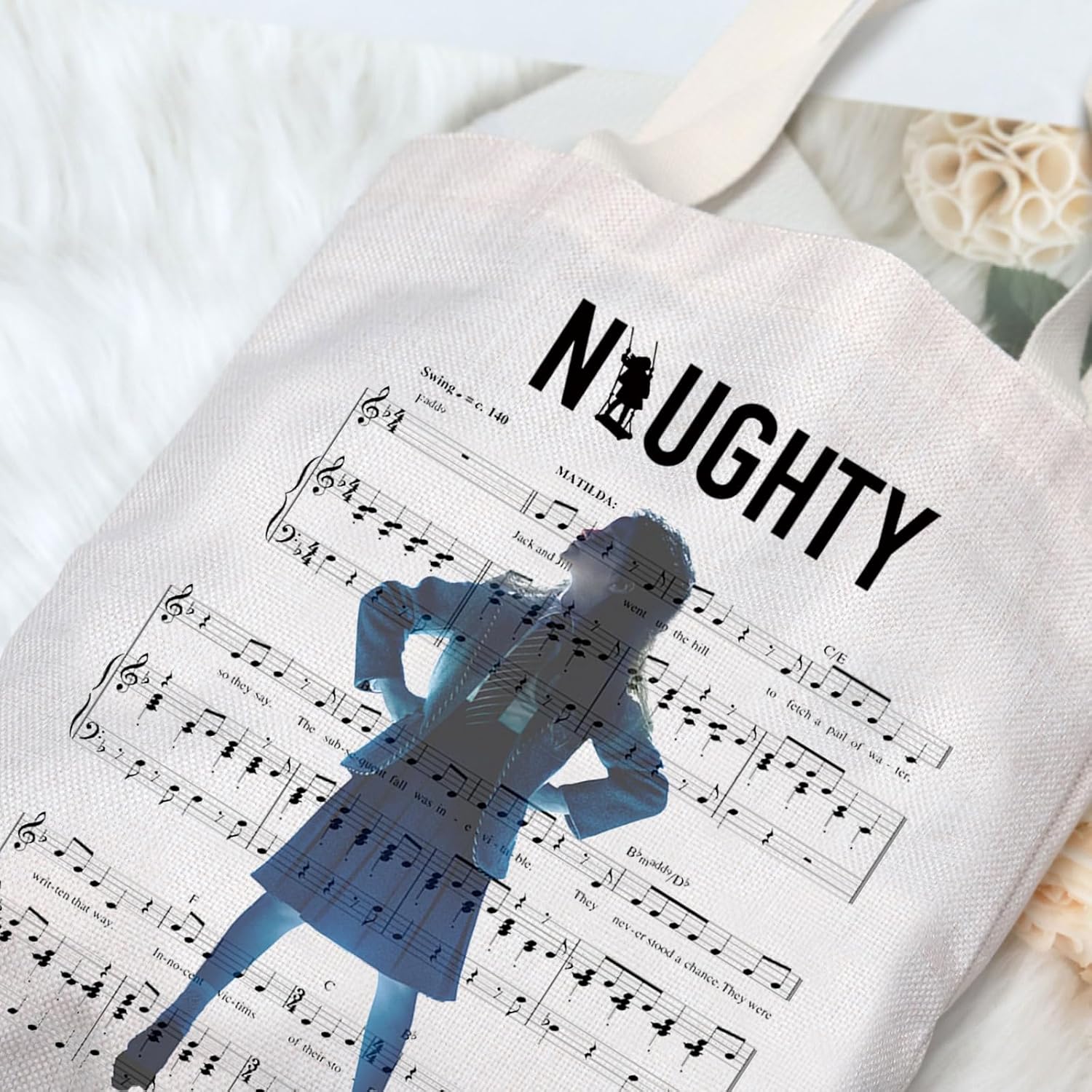 G2TUP Wormwood Musical Tote Bag Miss Honey Theatre Lover Gift Miss Trunchbul Shoulder Bag Wormwood Merchandise image 5