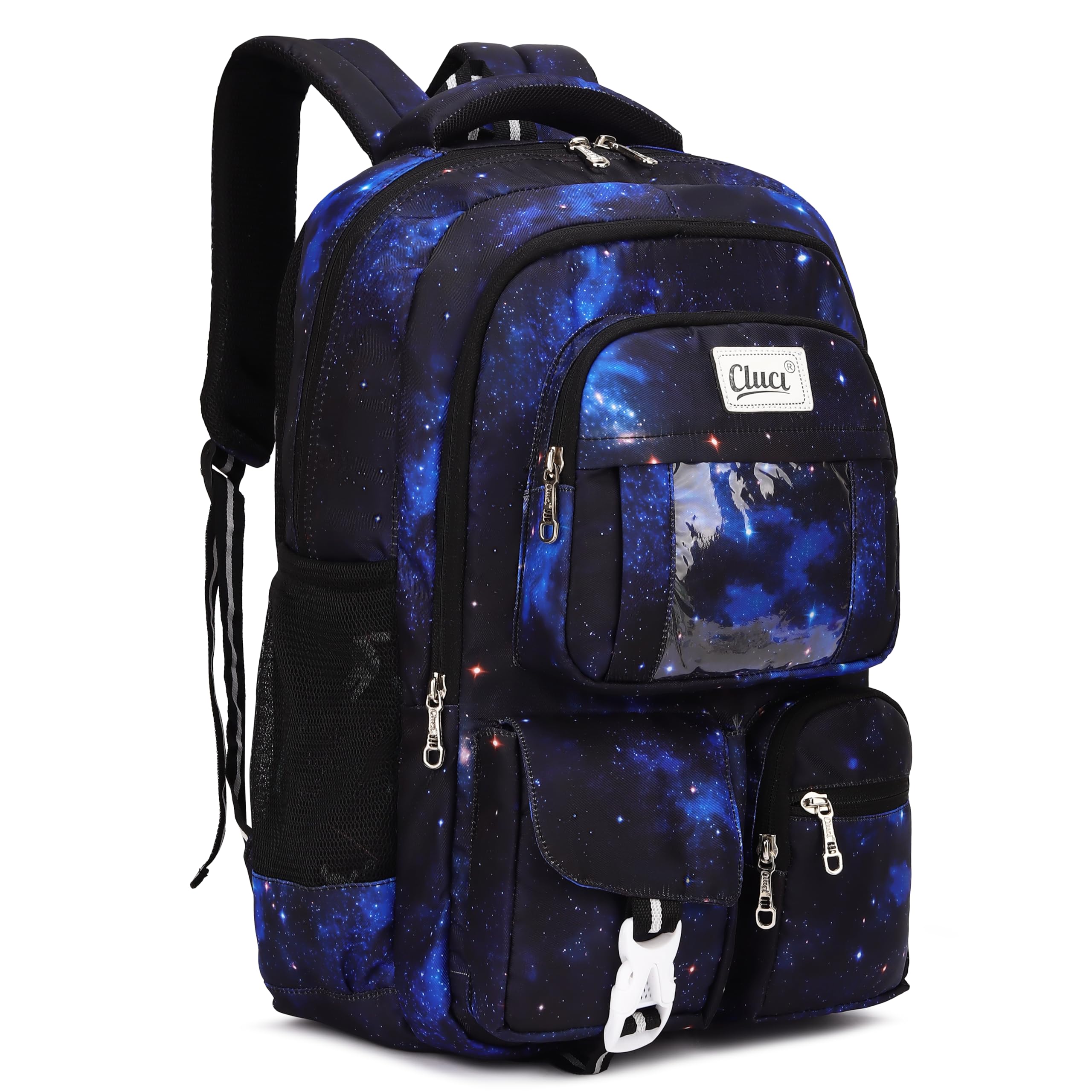 Large School Backpack for Boys & Girls, Purple and Pink Gradient, Multi-Compartment, Waterproof Lightweight Book Bag for Students & Teenagers (TSS-06)-image-27