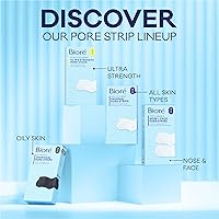 Vista 11 de Bioré Tiras de poro de limpieza originales, de limpieza, tiras de la nariz para la eliminación de cabezales negras, con un poros instantáneos, de 14