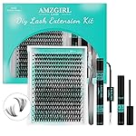 Lash Extension Kit 320Pcs,DIY Individual Lashes Clusters Kit,Lash Bond And Seal,Lash Remover For Eyelashes Extensions,Lash Applicator Tool For False Eyelash Cluster Kit At Home(40D,D-Mix9-16mm Kit)