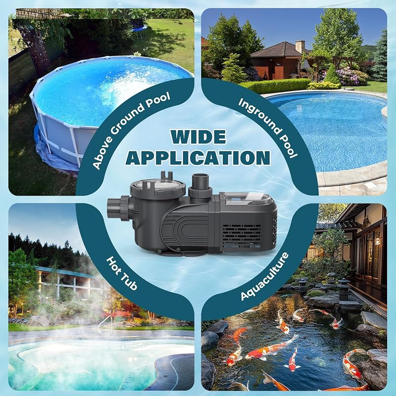Anbull Variable Speed Pool Pump 10567GPH – product photo 8 of 8