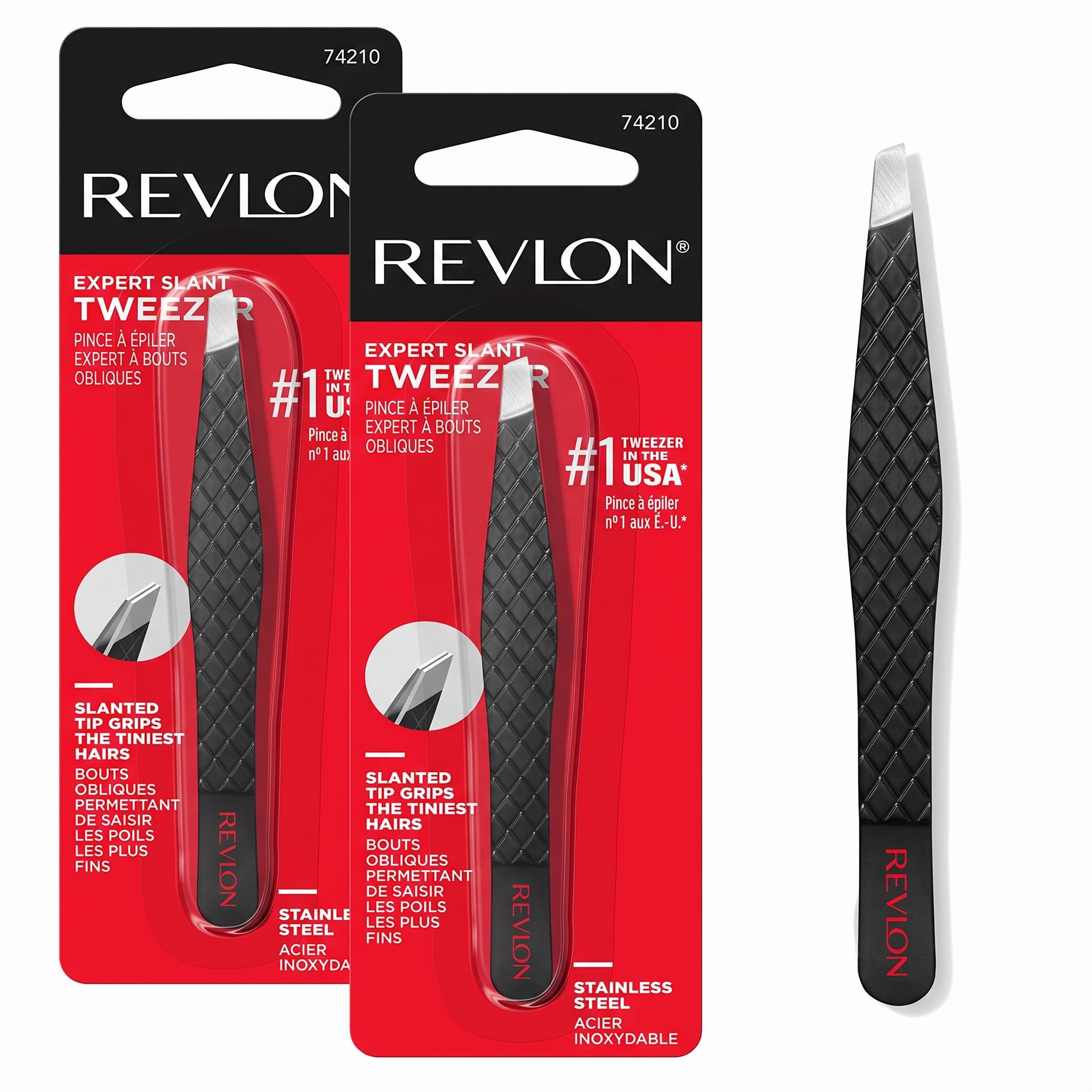 Revlon Expert Slant Tweezer - Precise Hair Removal -12