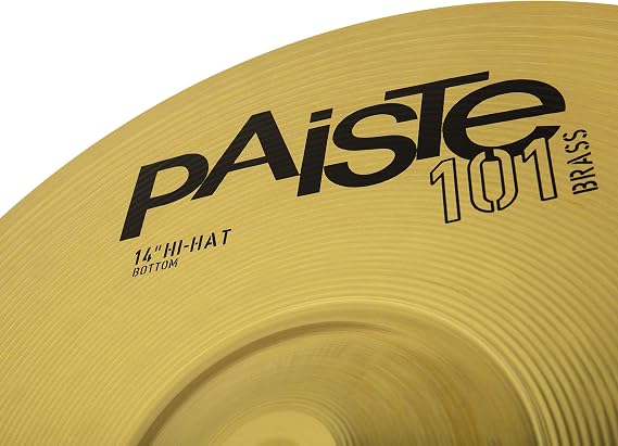 Paiste 14 inch 101 Brass Hi-hat Cymbals