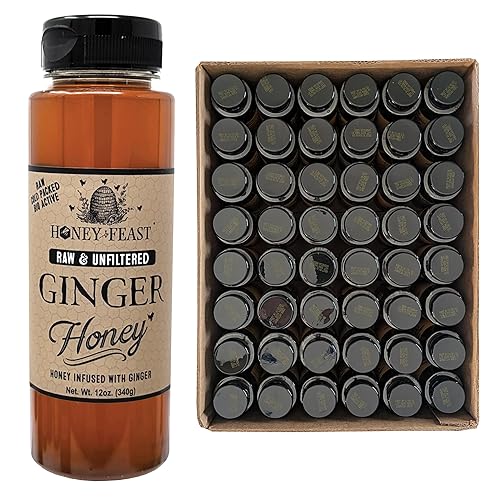 Miniatura 61 de HONEY FEAST Miel de Manuka de Nueva Zelanda Infundida con Própolis 12oz - Miel de Manuka Cruda, Fórmula con Patente Pendiente, Clasificación MGO182,