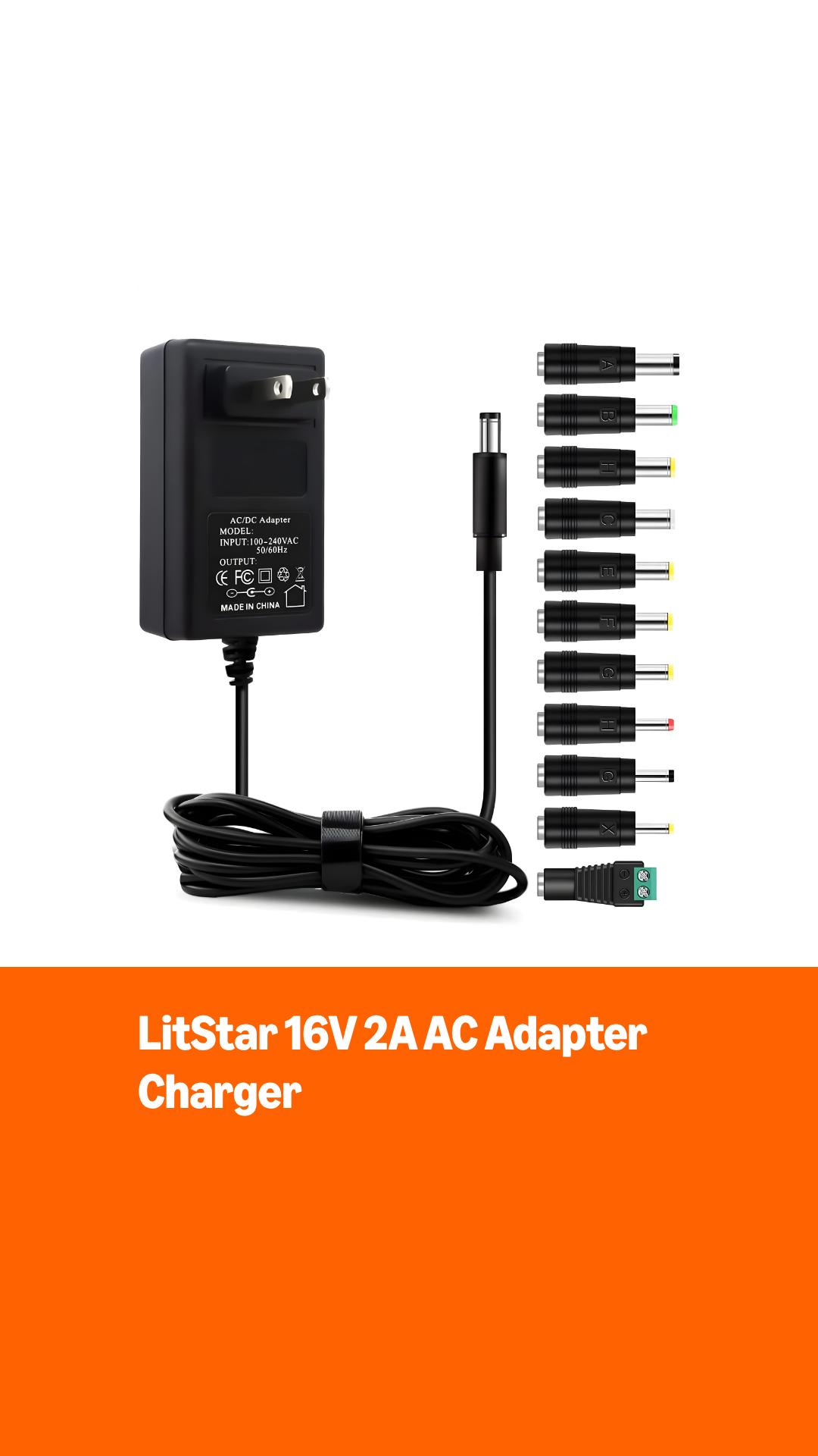 Amazon.com: 16V 2A AC Adapter Power Supply Charger [16 Volts 2