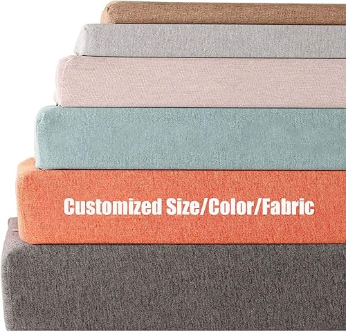 Cojín de banco personalizado, almohadilla de banco de tamaño personalizado con parte inferior antideslizante, cojín de asiento de ventana panorámica
