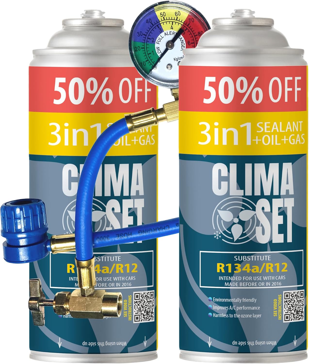 clima-set-sostituzione-per-gas-r134a-3-in-1-2-x-235-g-tubo-per-aria