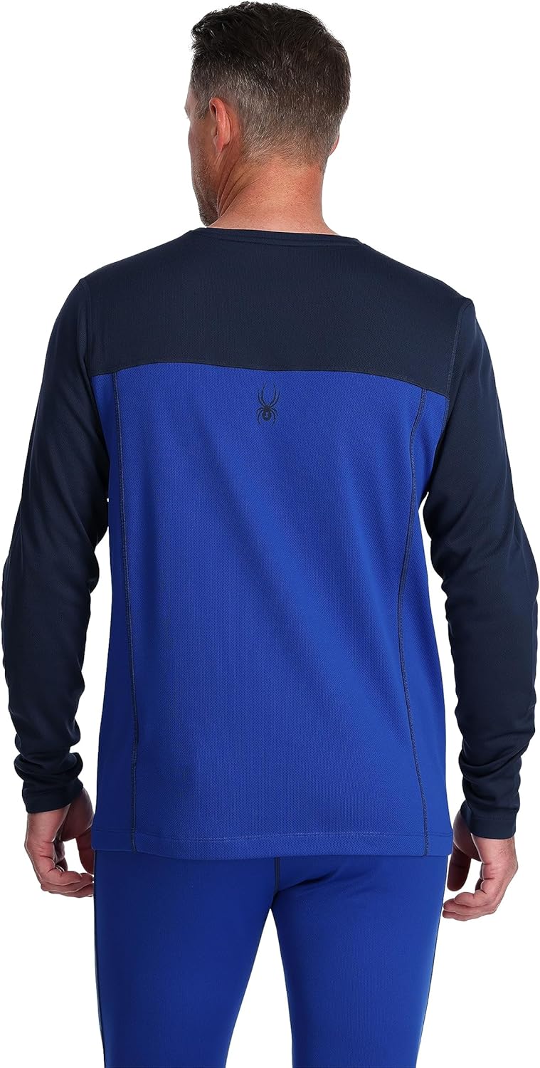 Spyder Mens Charger Crew Baselayer Thermal Ski Top - Image 2