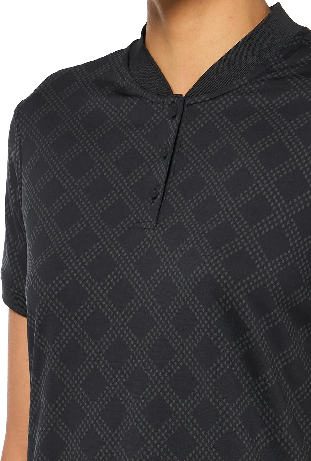 adidas Women's Ultimate365 Jacquard Short Sleeve Polo Shirt - Image 3