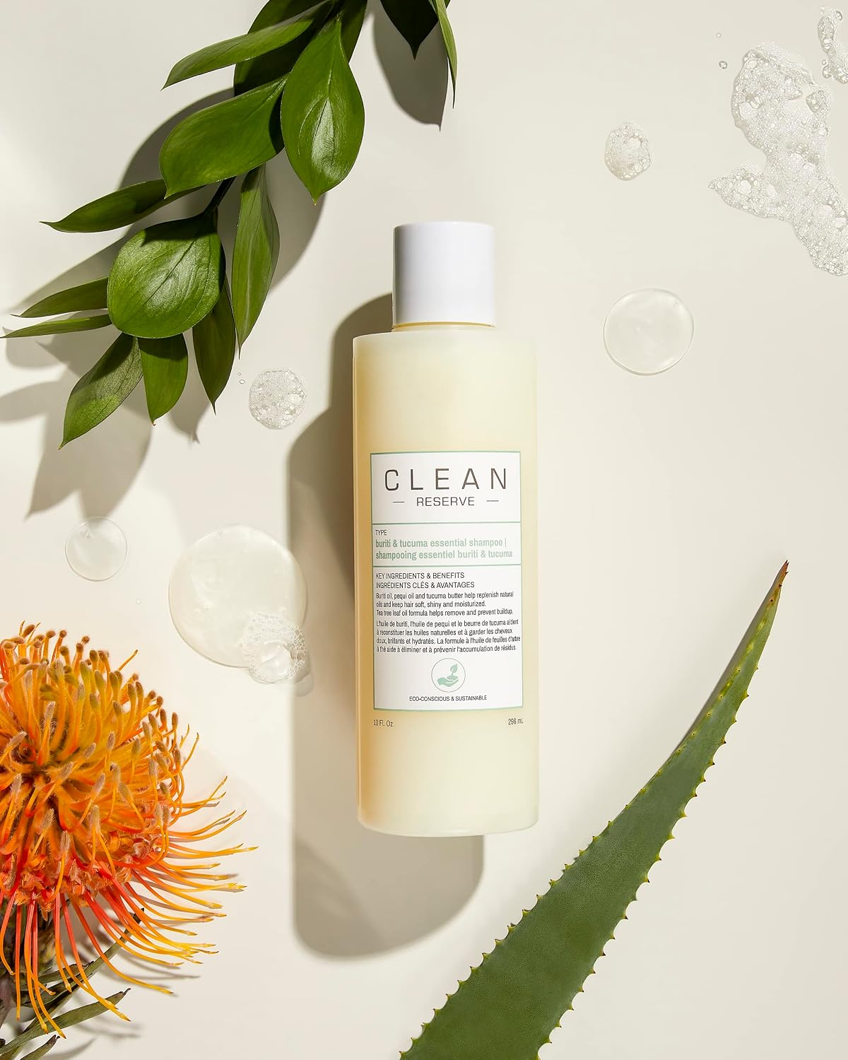 CLEAN RESERVE Buriti & Tucuma Essential Hair Shampoo | Vegan