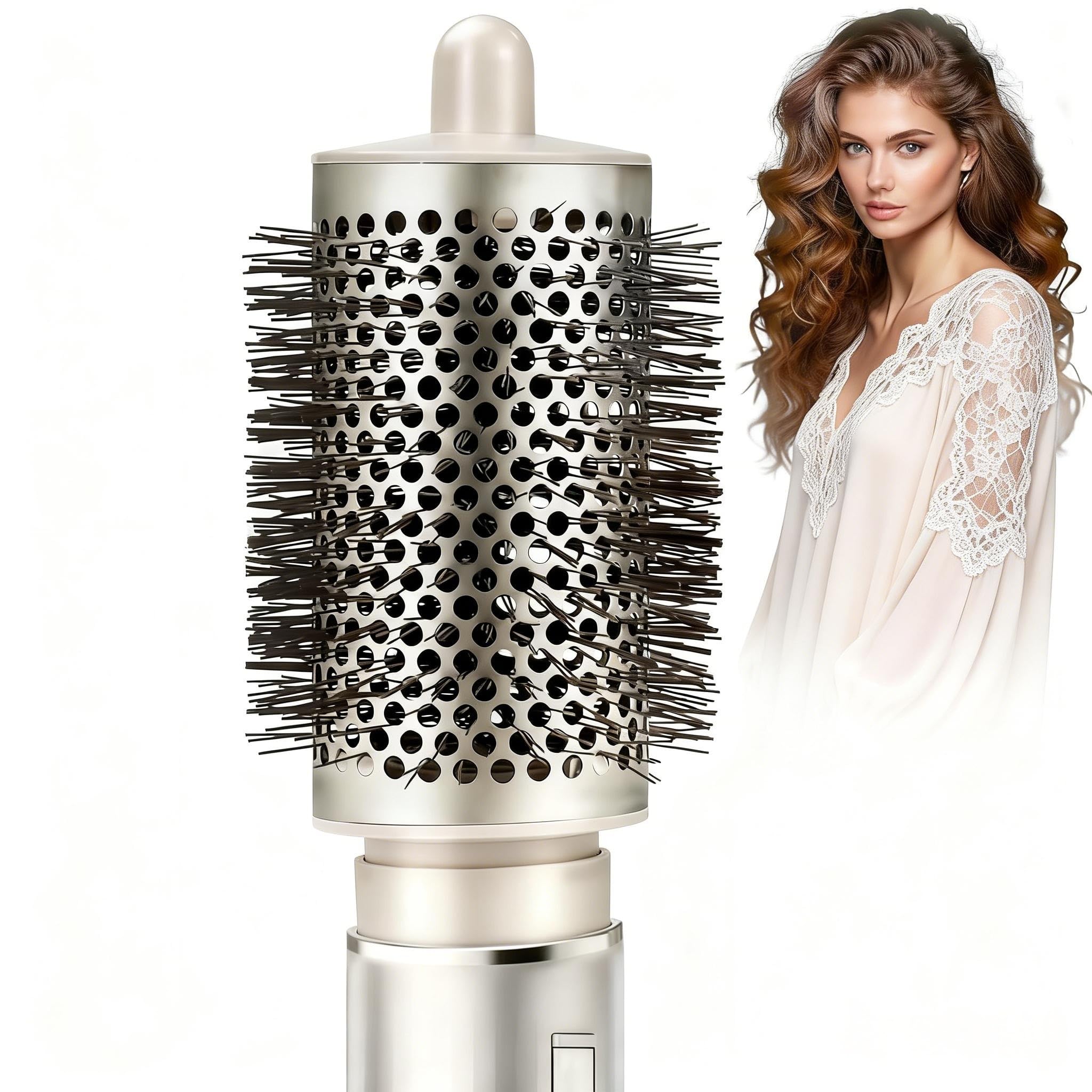 Large Round Brush Attachment Compatible with Shark FlexStyle HD440 Hair Dryers, Achieve Voluminous Styles and Smooth Blowouts