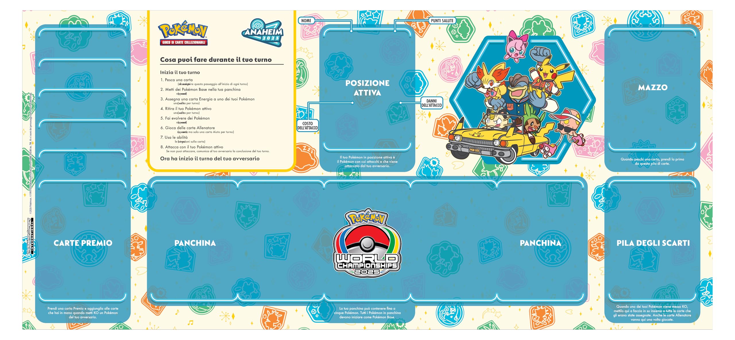 Pokémon: mazzo dei Campionati Mondiali 2025 del GCC Pokémon (Liao Fu Guan), Edizione in Italiano