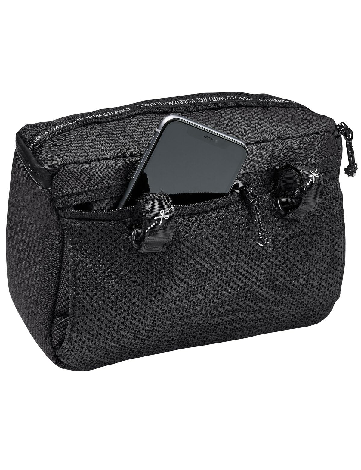 VAUDE Fahrrad 2in1 Lenkertasche und Hüftgurttasche Cyclist Box, 3 Liter Volumen, Black, Einheitsgröße