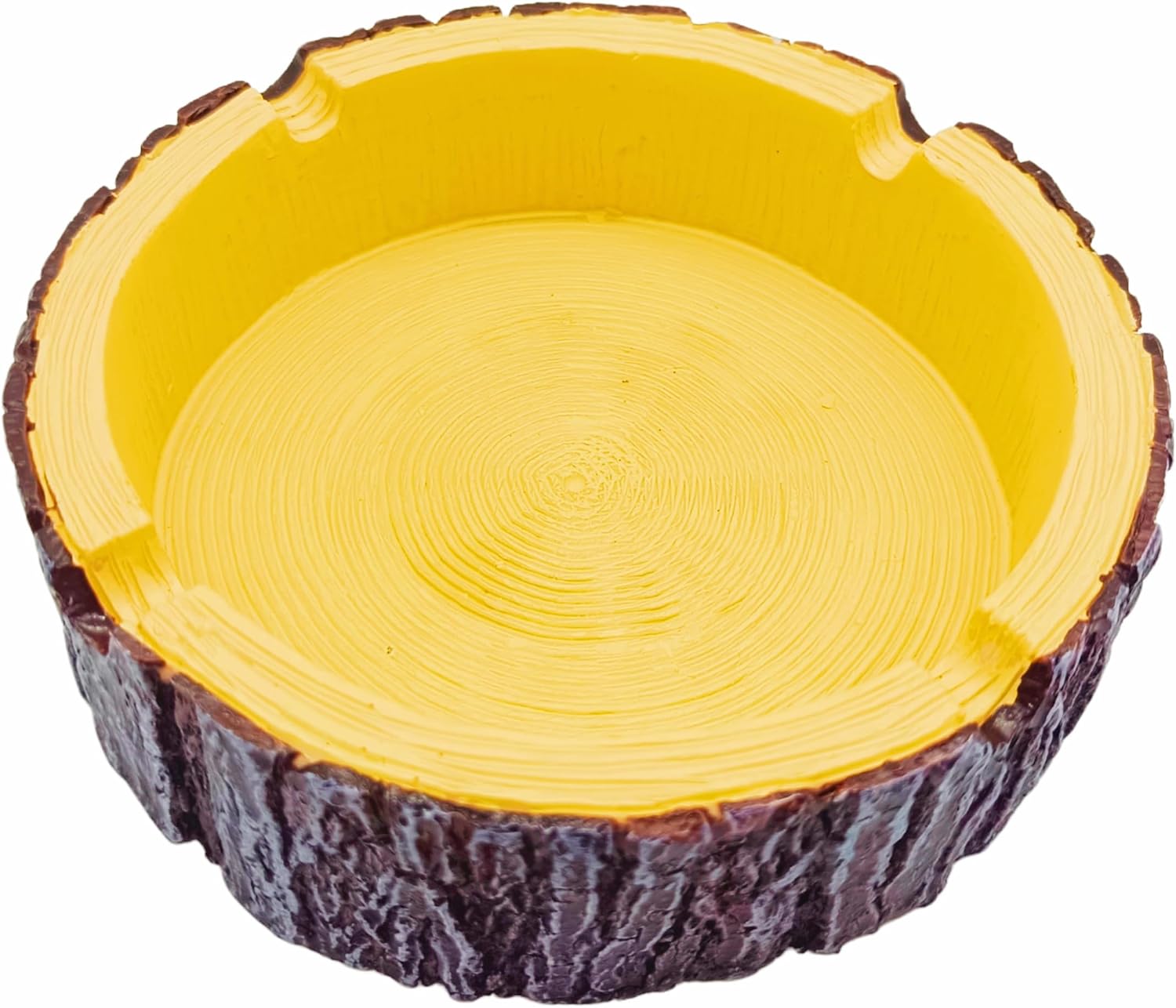 Ash tray Outdoor Indoor Ashtrays Great Cigarette Gifts for Smokers, Wooden Ashtray for Patio, Home，Outside, Office and Party (light colour)