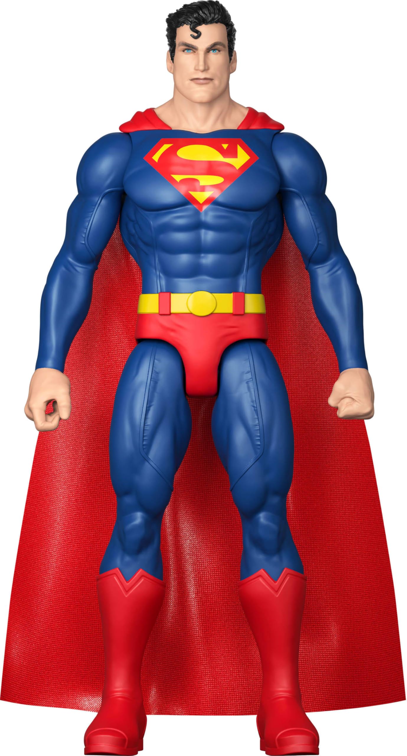 Mattel DC 12-Inch Superman Action Figure, Classic Red & Blue Super