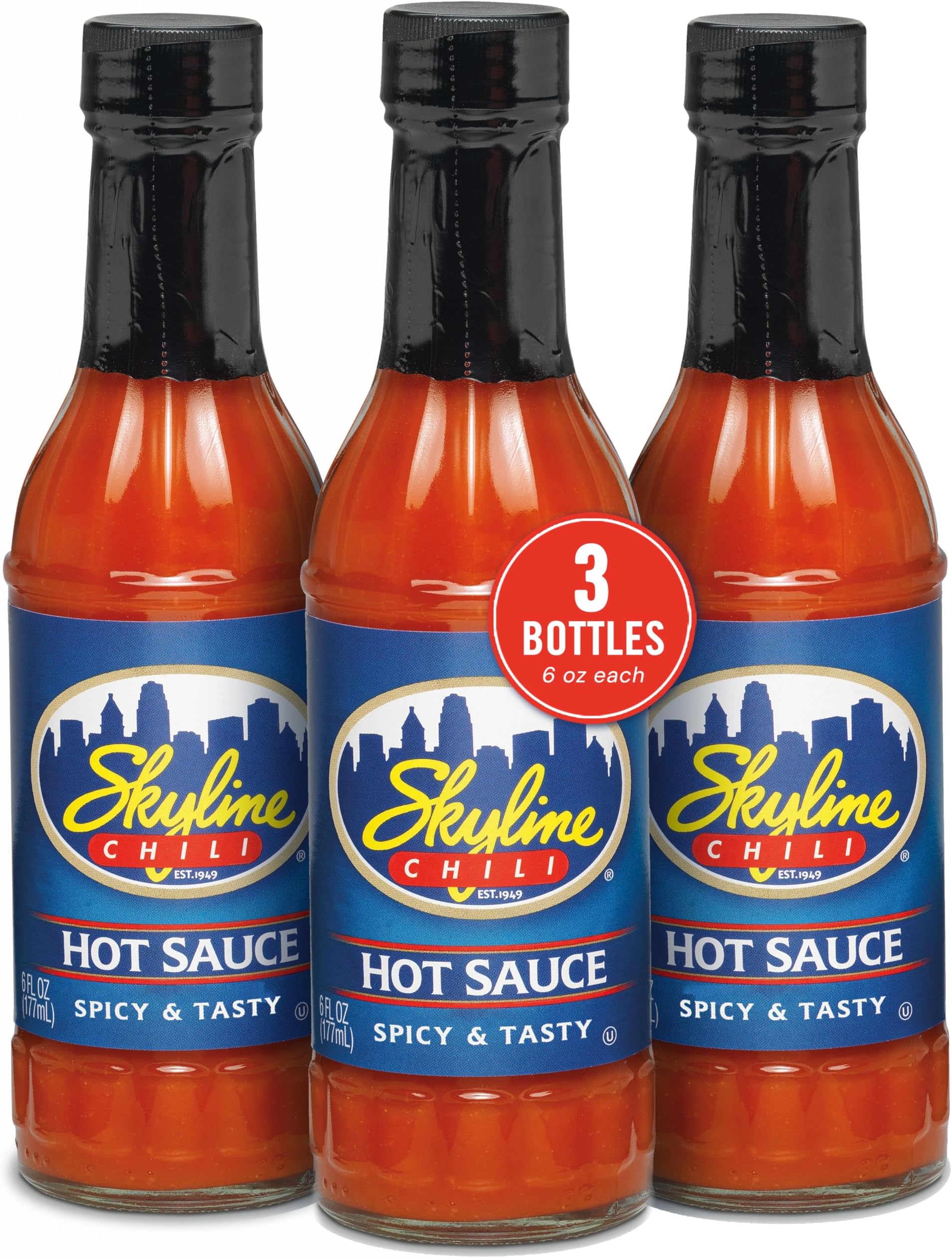 Skyline Chili Hot Sauce (Pack of 3)