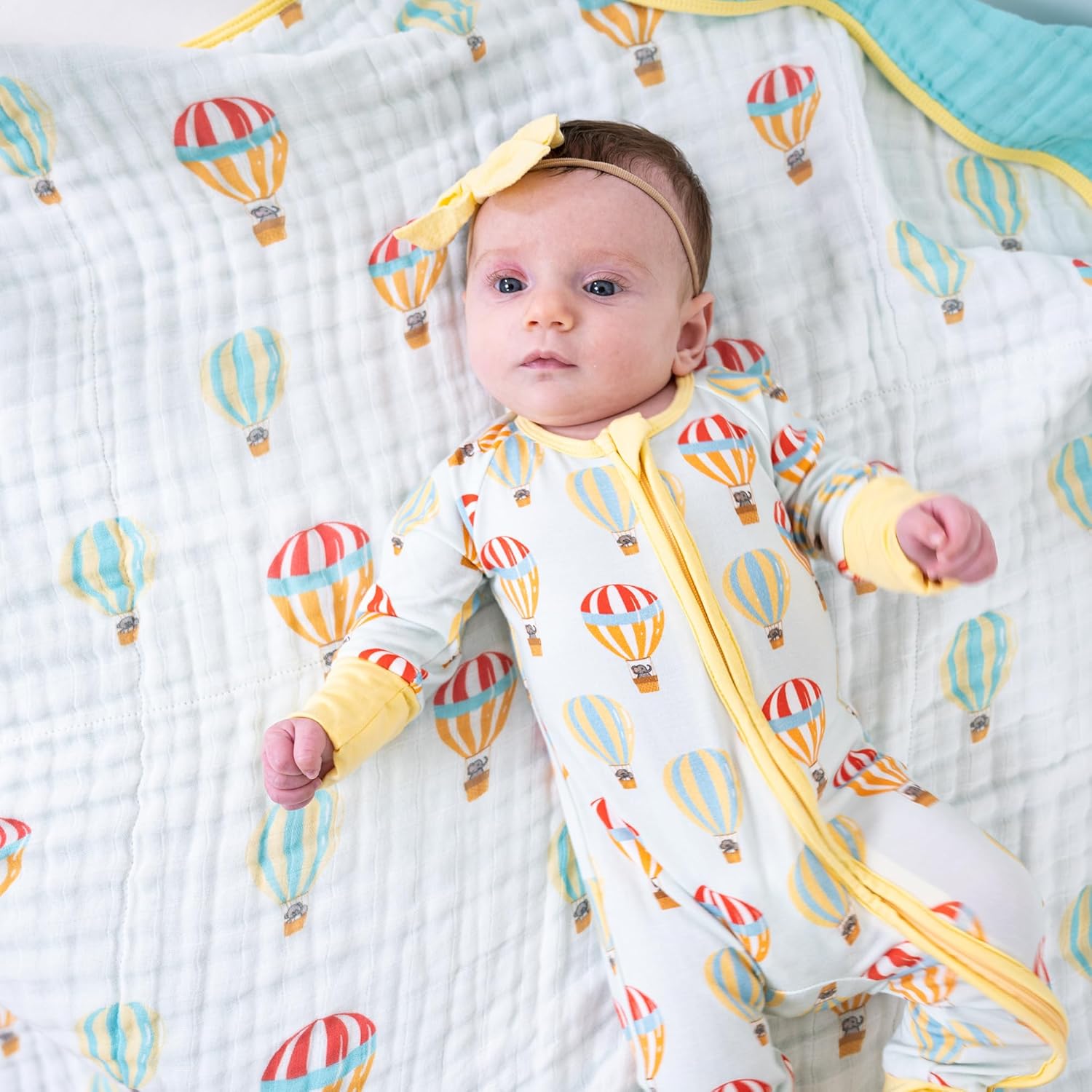 LollyBanks Baby Pajamas, Long Sleeve Baby Romper with 2-Way Zipper, 95% Viscose from Bamboo and 5% Spandex, Infant Sleepers
