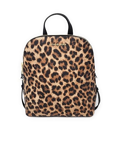 leopard michael kors backpack