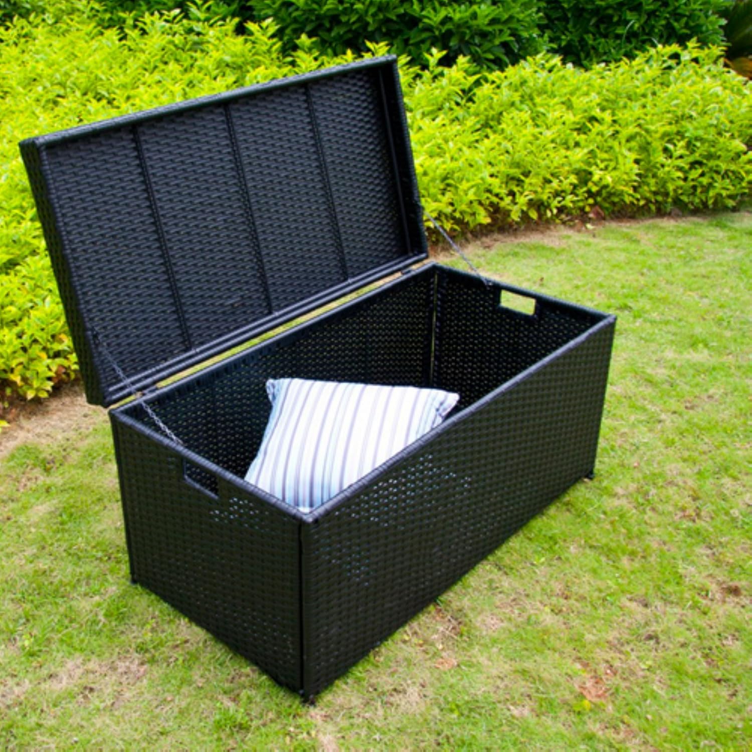 Resin Deck Box III : Outdoor And Patio Furniture Sets : Garden & Outdoor