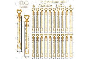 Shappy 100 Pcs Wedding Bubbles 100 Count, the Perfect Wedding Accessory