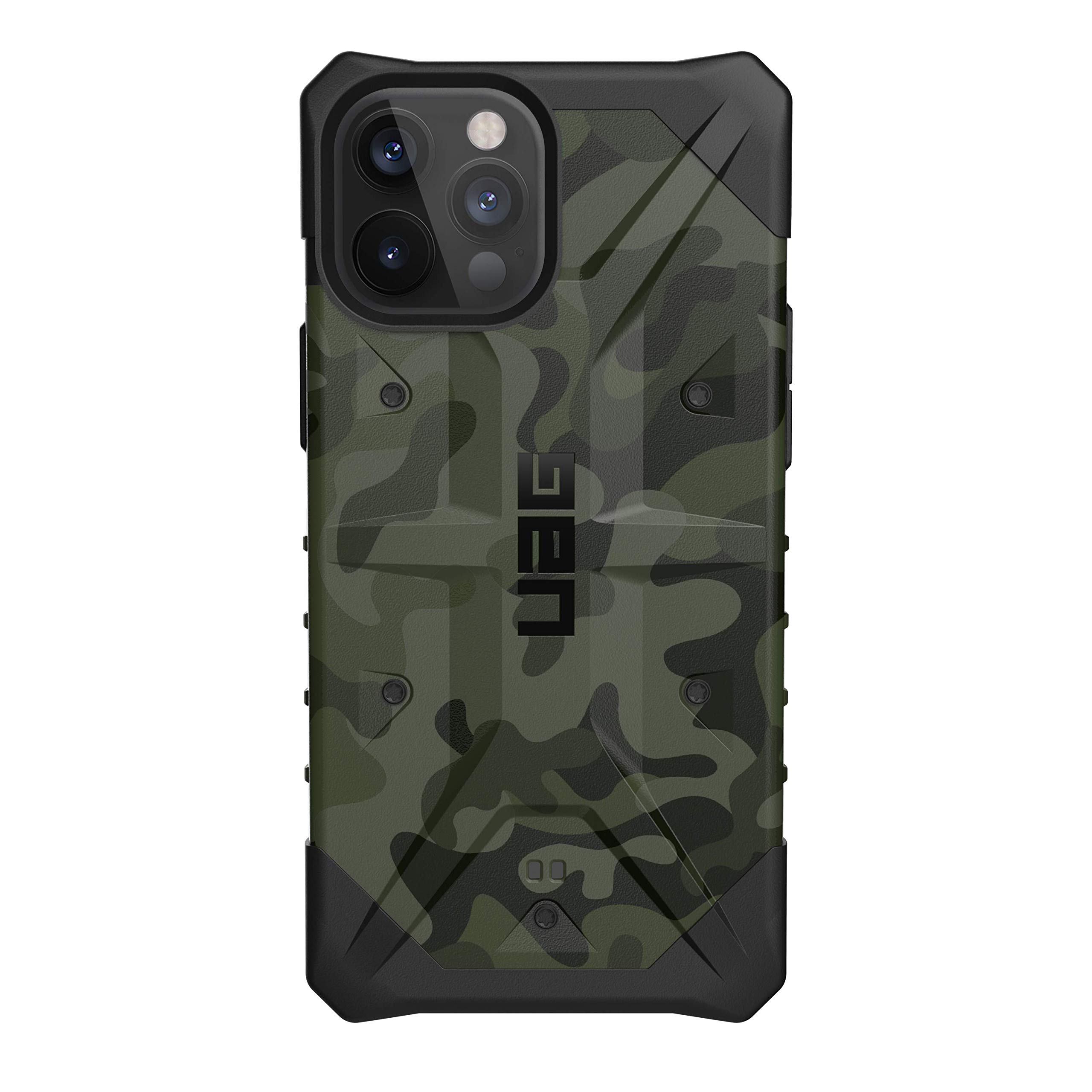 Urban Armor Gear Pathfinder Cubierta Apple iPhone 12 Pro MAX (6,7" Pulgadas) Funda Protectora (Compatible con Carga inalámbrica, Resistente los choques, Parachoques Ultra Delgado) Forest Camo