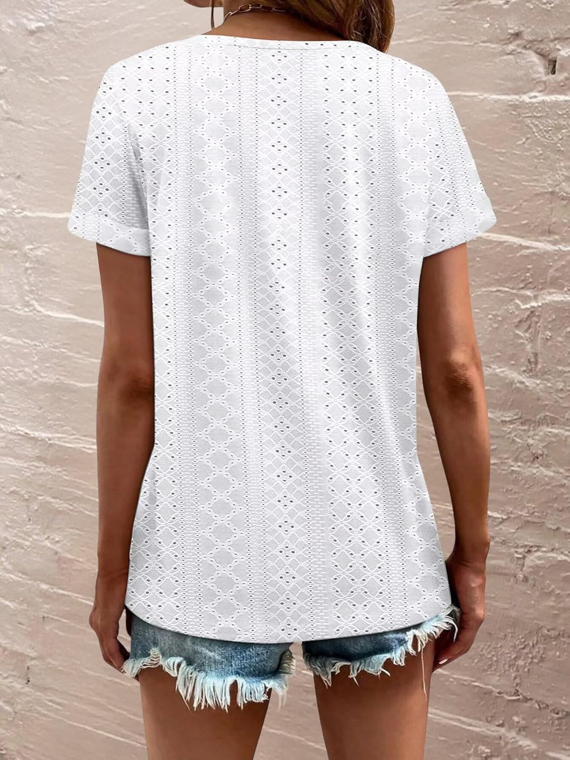 Bliwov Womens Tops Summer Spring Short Sleeve T Shirts 2026 Trendy Cute Outfits Boho Blouses Beach Vacation Fashion Clothes - Image 2