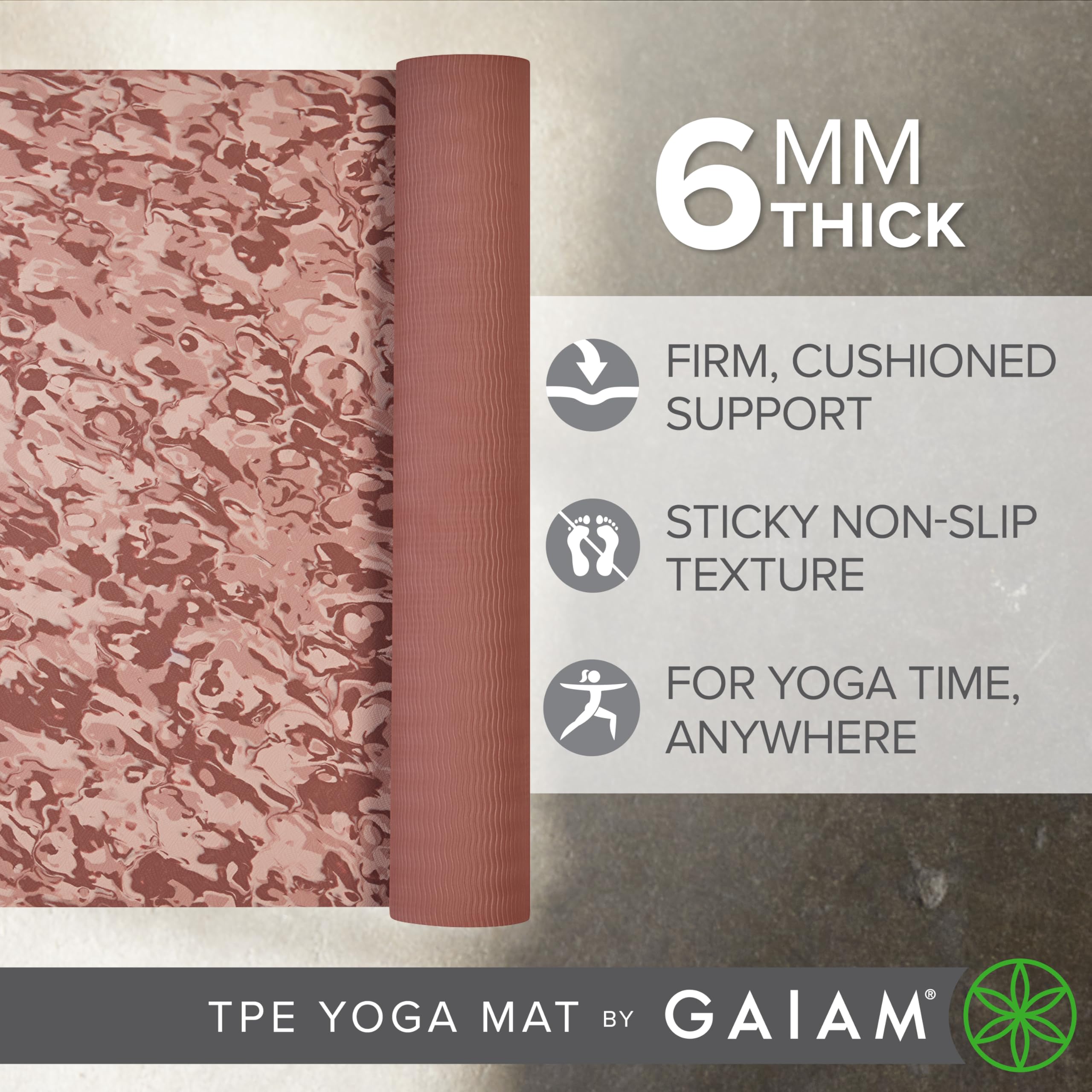 Gaiam Premium Bracelet de Yoga Polyester Non Extensible 6