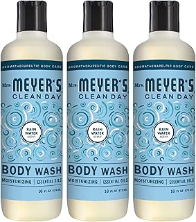 Mrs. Meyer's Clean Day's Moisturizing Body Wash for Women and Men, Cruelty Free and Biodegradable Shower Gel Formula Made ...