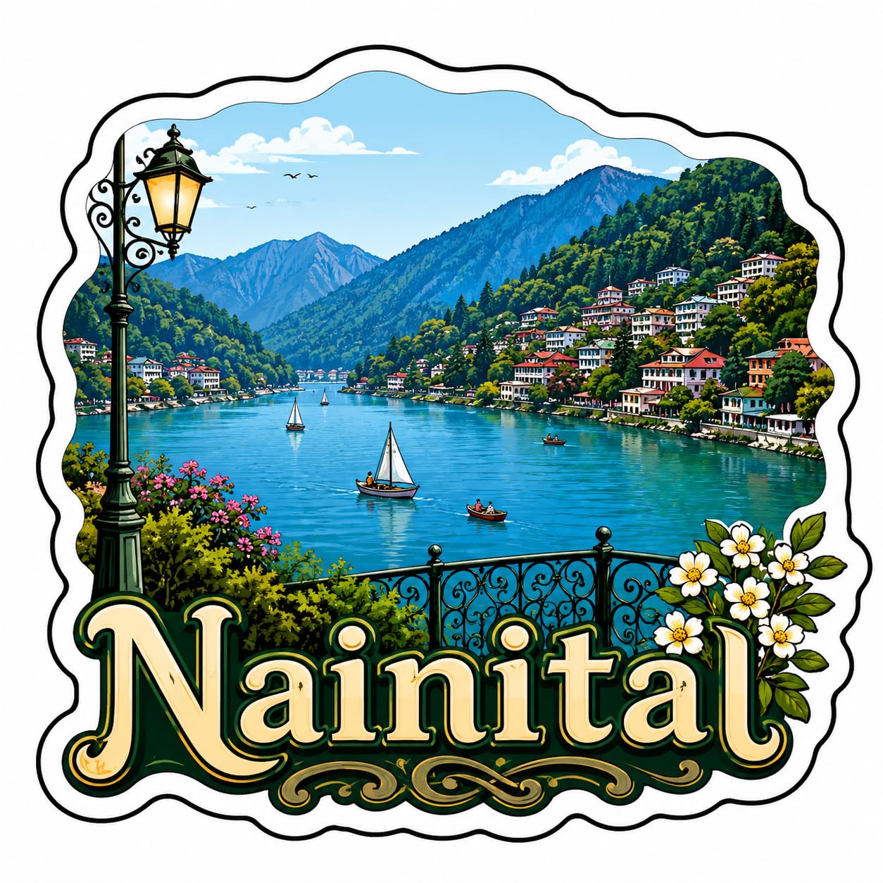 Munnar Fridge Magnet - Wooden Souvenir Gift -13 Munnar Fridge Magnet - Wooden Souvenir Gift -13