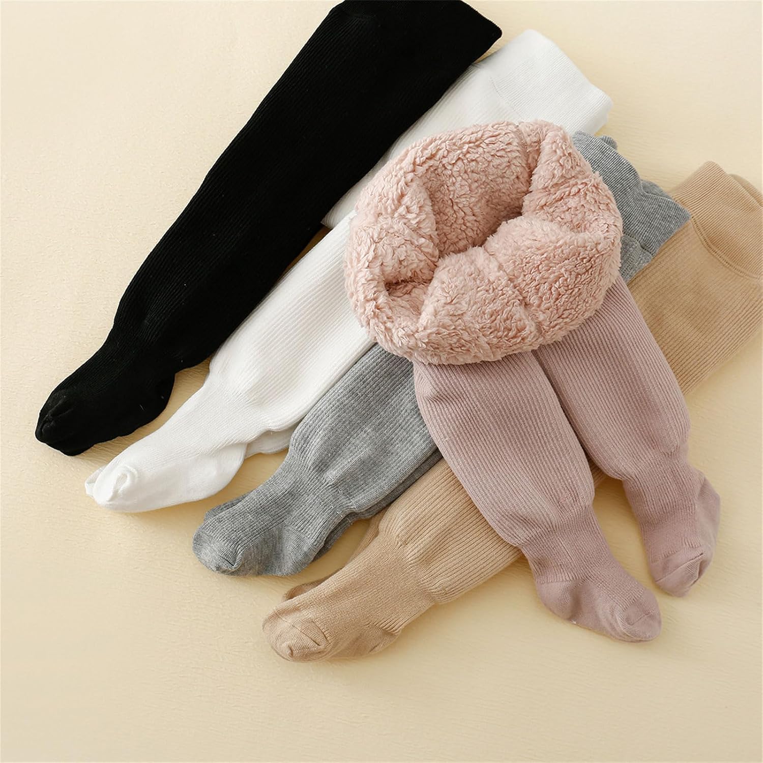 Insulated Tights with Soft Fleece Thick Warm Toddler Tights Elastic Legwear Perfect for Winter Outings Thick Leggings