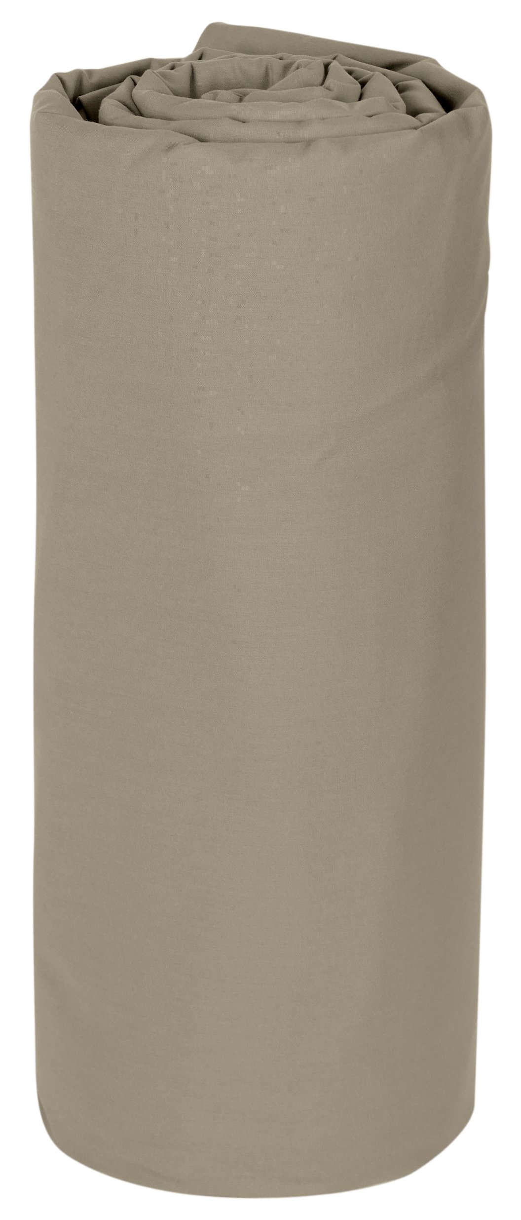 Drap housse 90x190 Vent du Sud en percale loutre Manoir