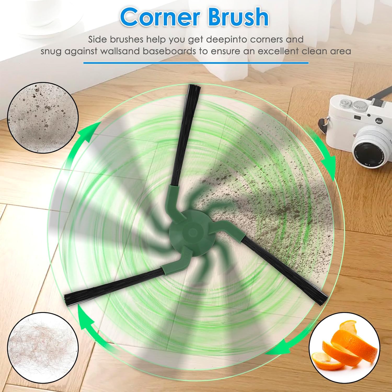 (19 Pack) Roomba Max 705 Combo Replacement Parts Compatible with iRobot Roomba Max 705 Combo Robot Vacuum, 2 Roller Brushes, 1 Roller Mop, 6 HEPA Filters, 6 Dust Bags, 4 Side Brushes, Accessories Kit